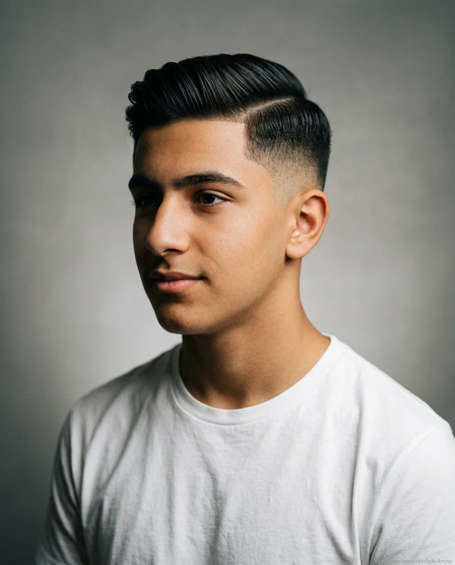 Comb Over With a Skin Fade