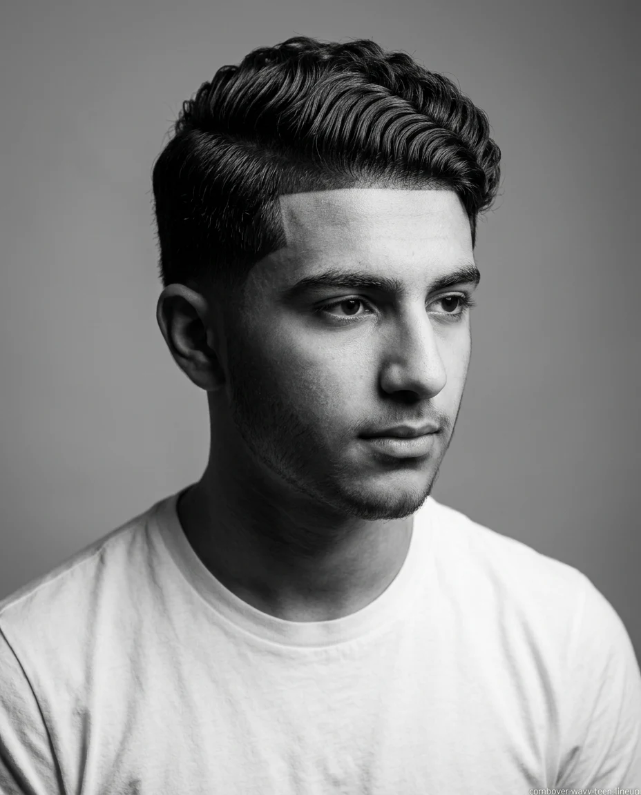 Comb Over With a Line Up