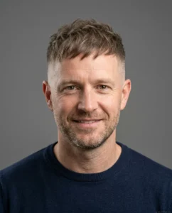 Textured Crop Mid Fade on thin hair