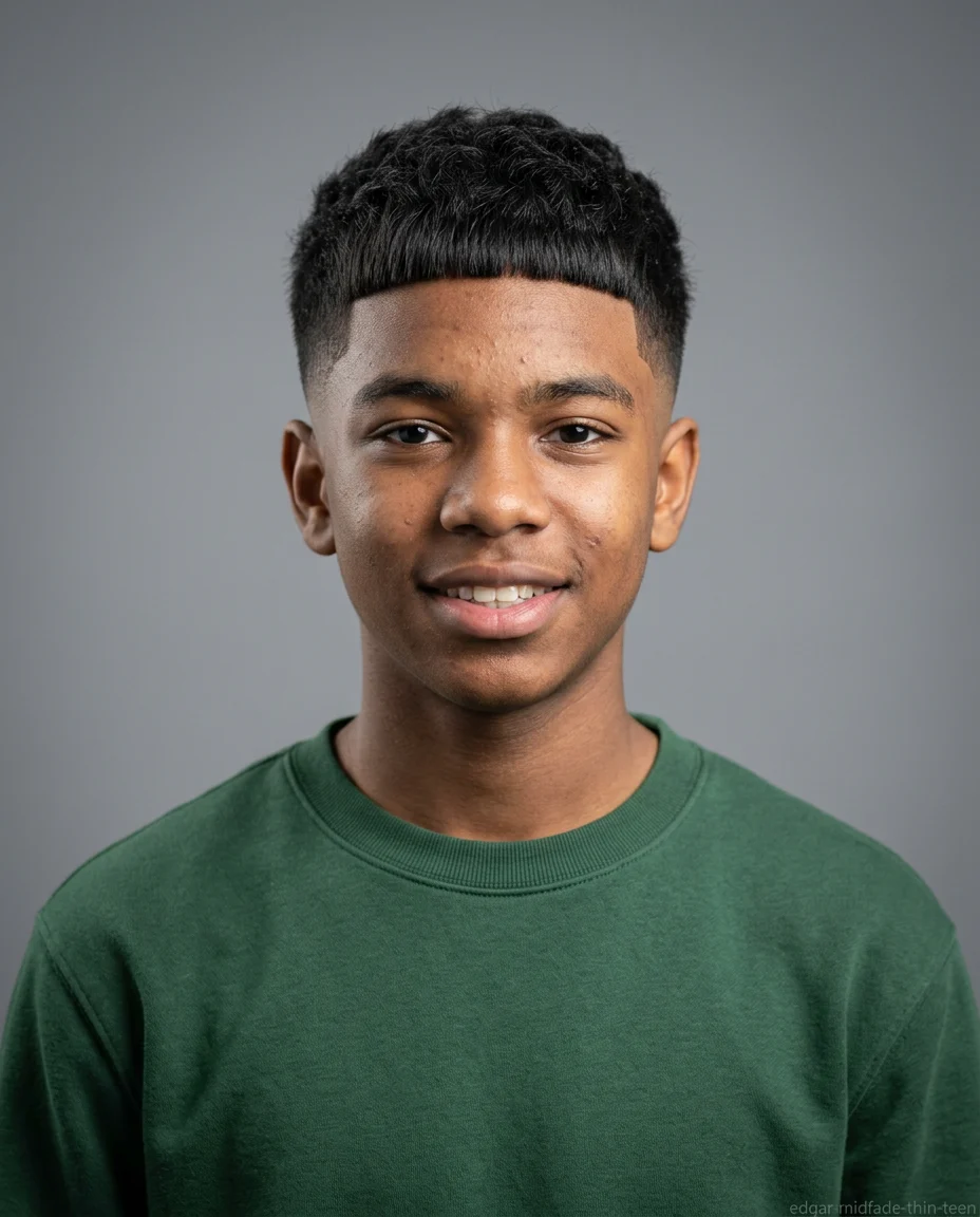 Medium Edgar with Mid Fade
