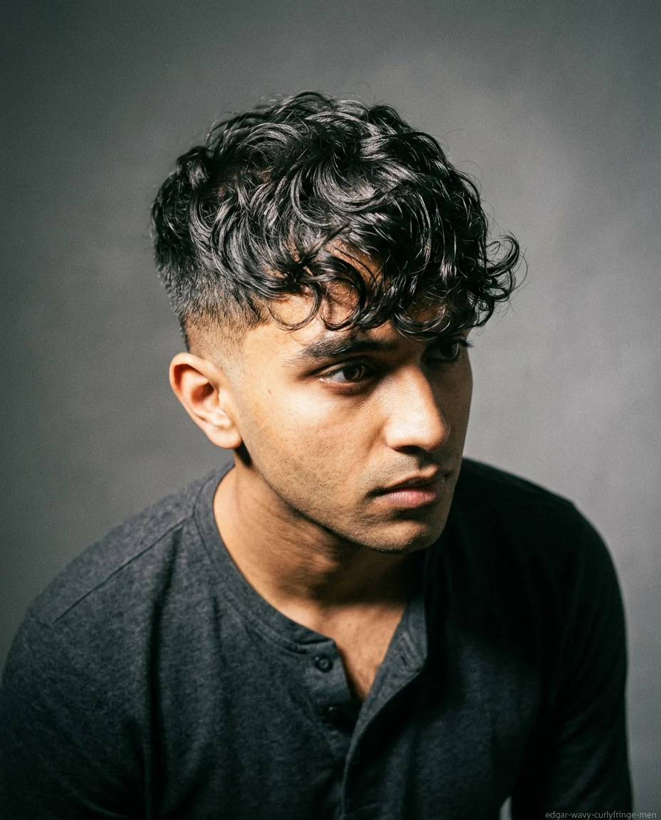 Medium Edgar Curly Fringe