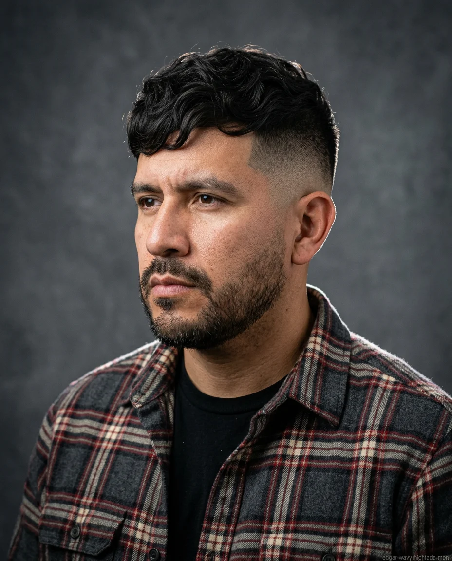 Medium Edgar High Skin Fade