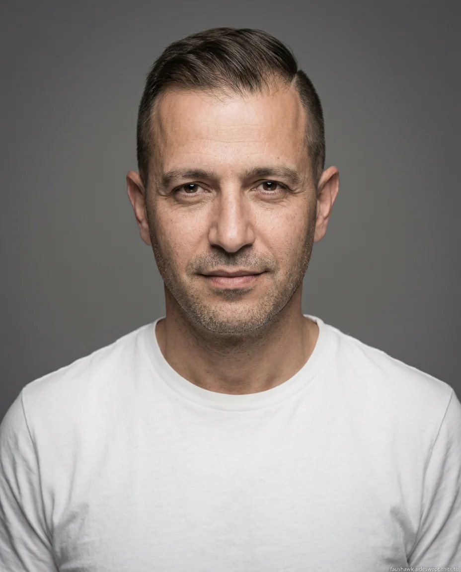 Side-Swept Faux Hawk