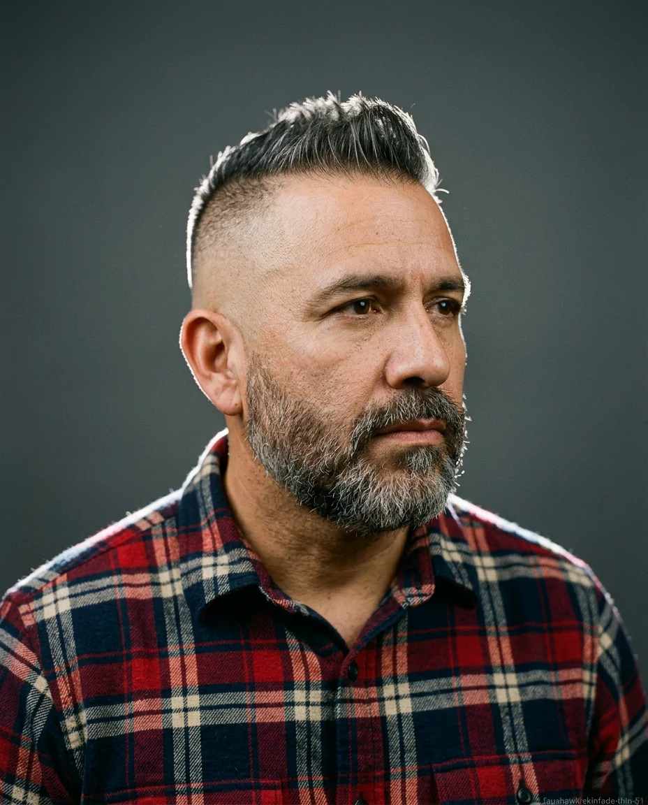 Faux Hawk with Skin Fade
