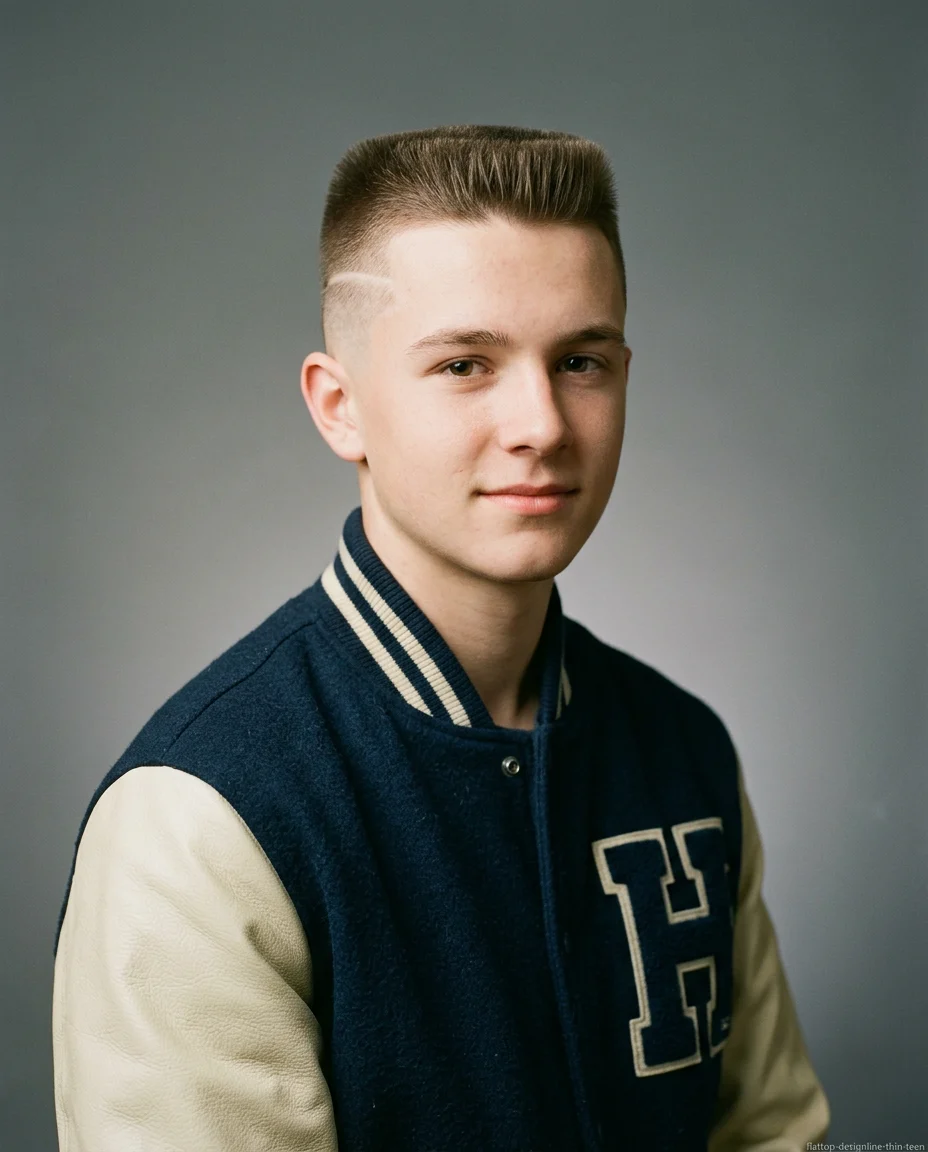 Flat Top with Design Line