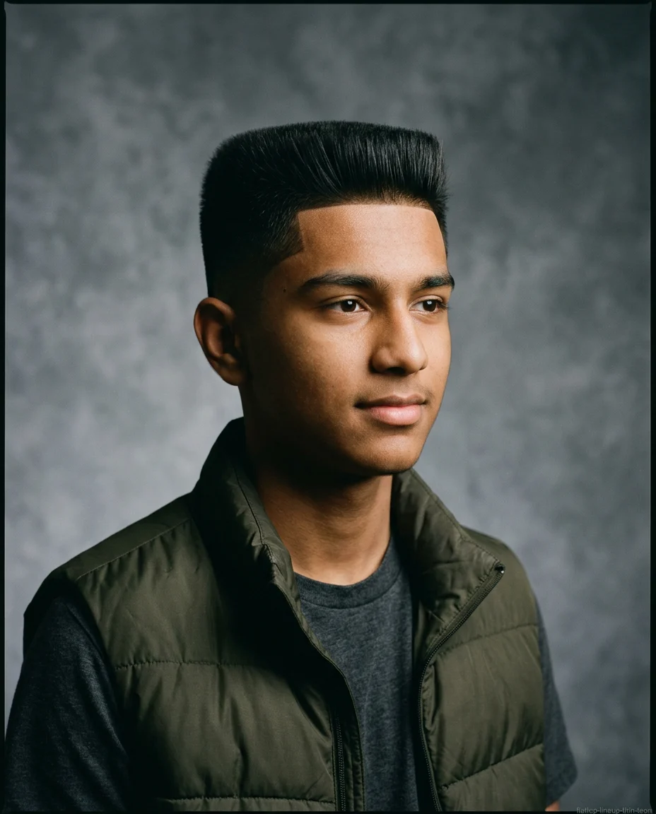 Flat Top with Line Up