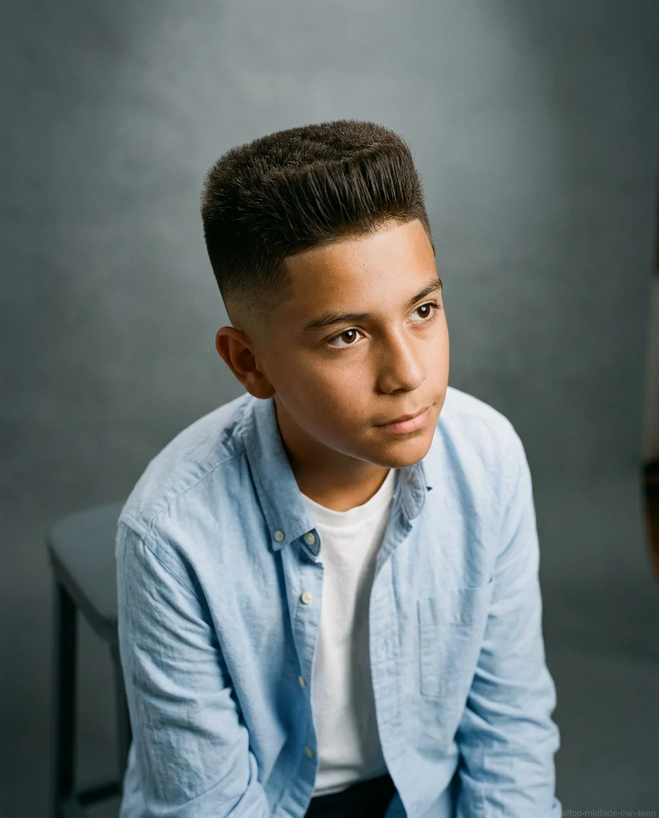 Flat Top with Mid Fade