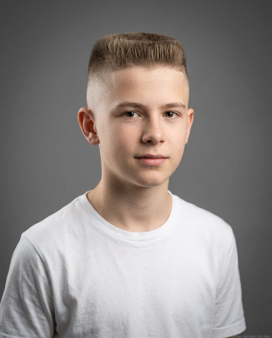 Classic Flat Top with Skin Fade