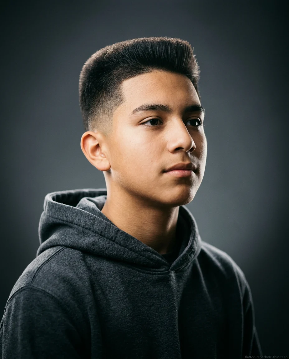 Flat Top with Taper Fade