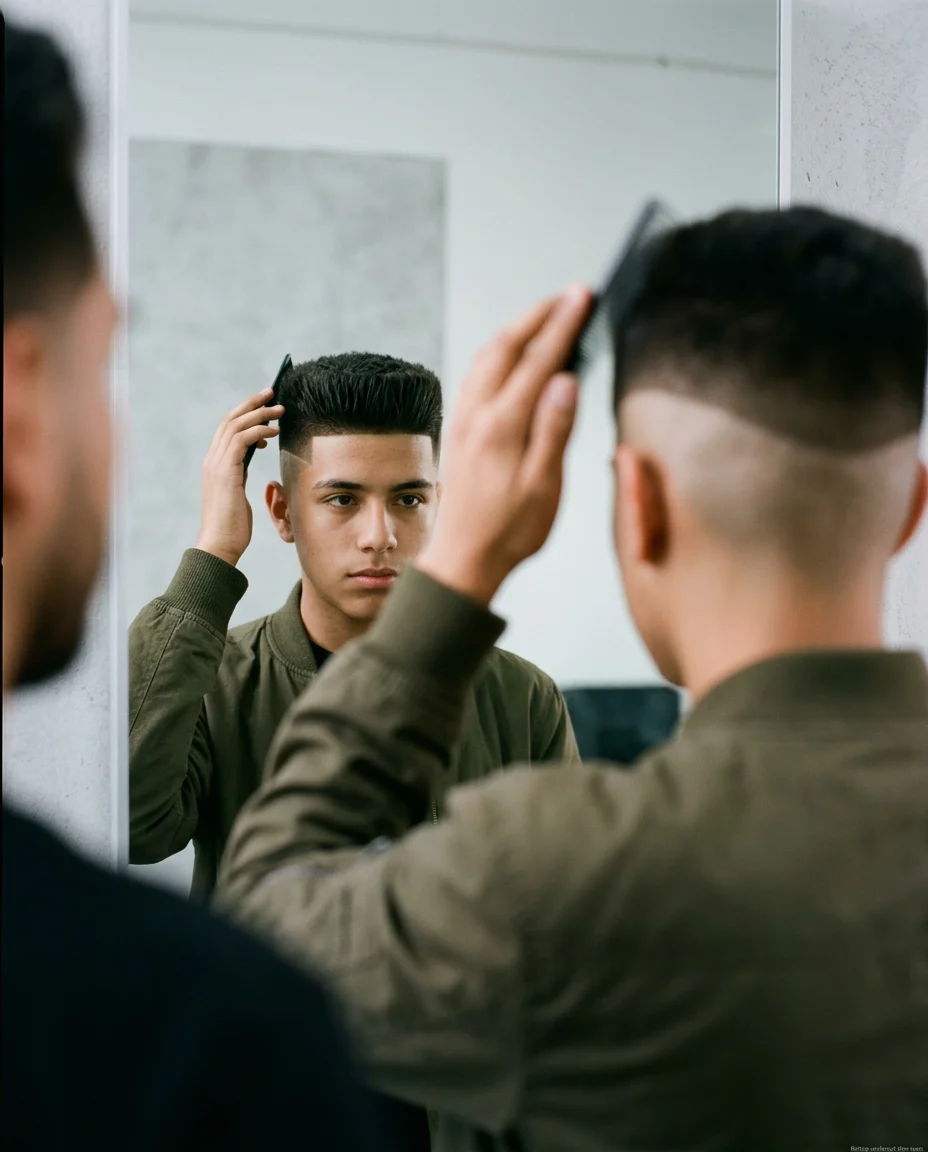 Flat Top with Undercut Sides