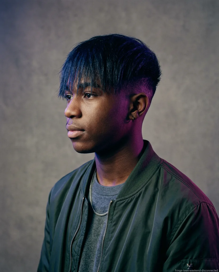 Thin Long Fringe with Disconnected Undercut