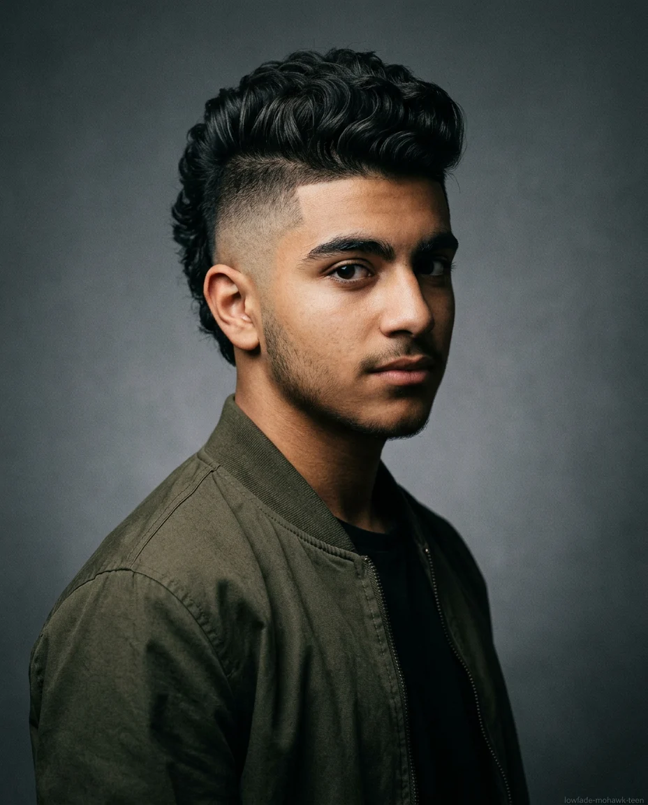 Medium Low Fade Mohawk