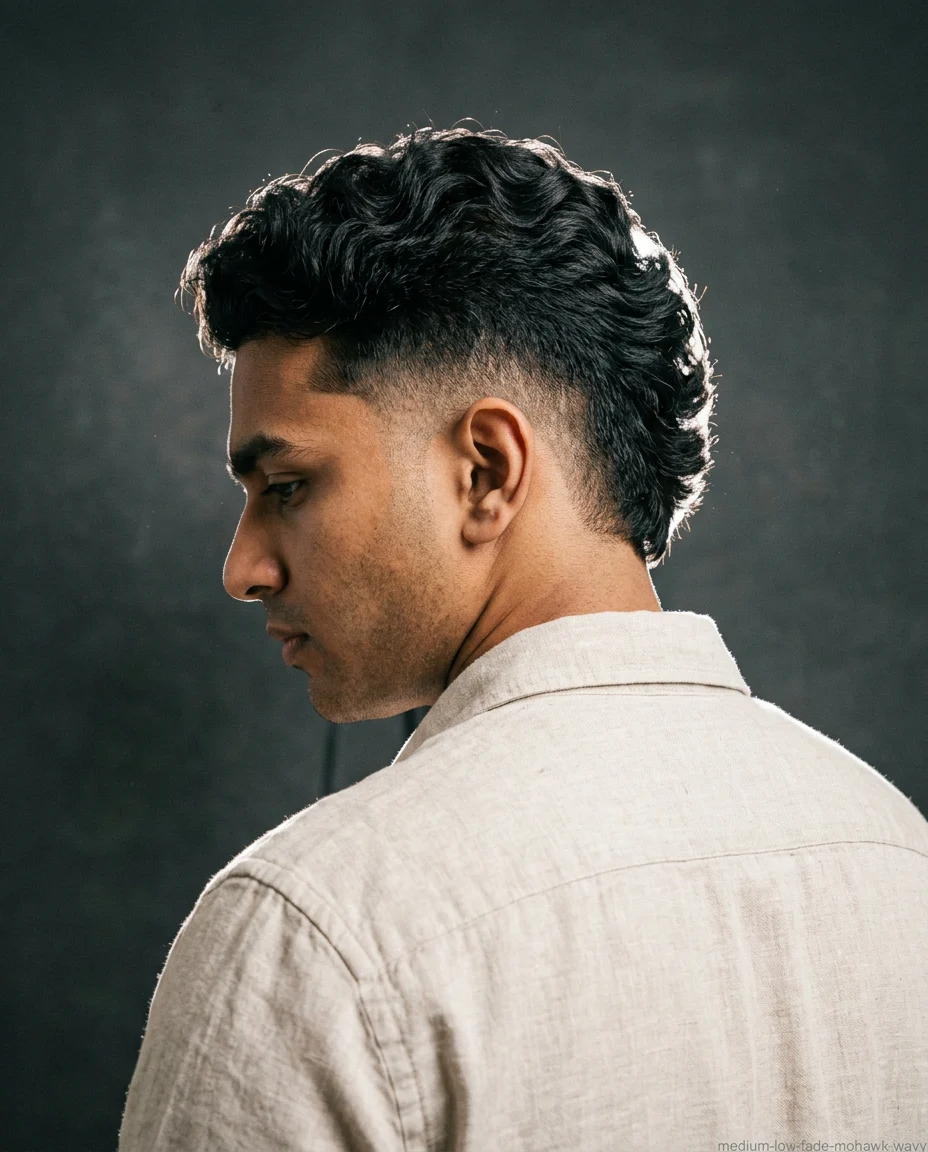 Medium Low Fade Mohawk Fade