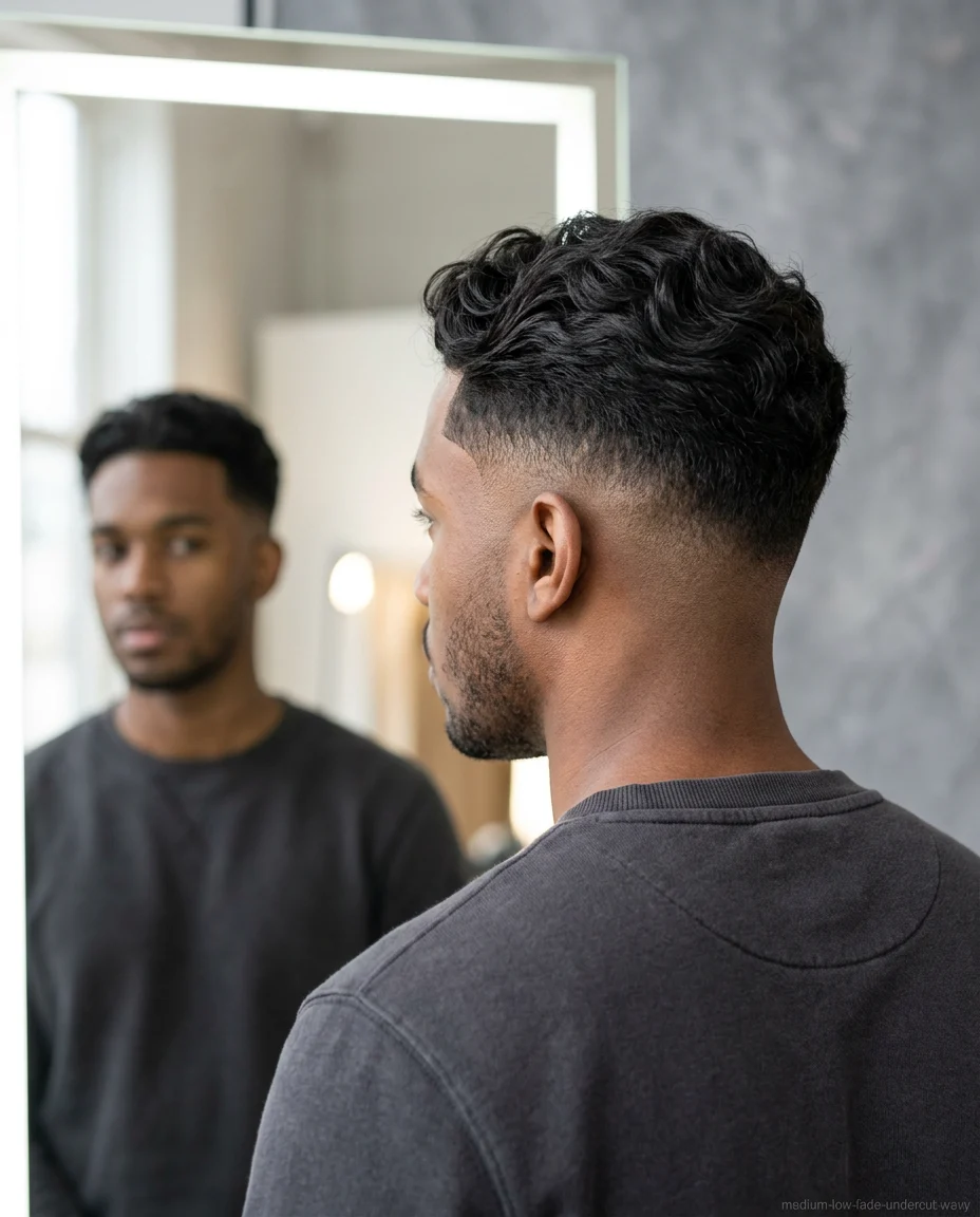 Medium Low Fade Undercut Combo