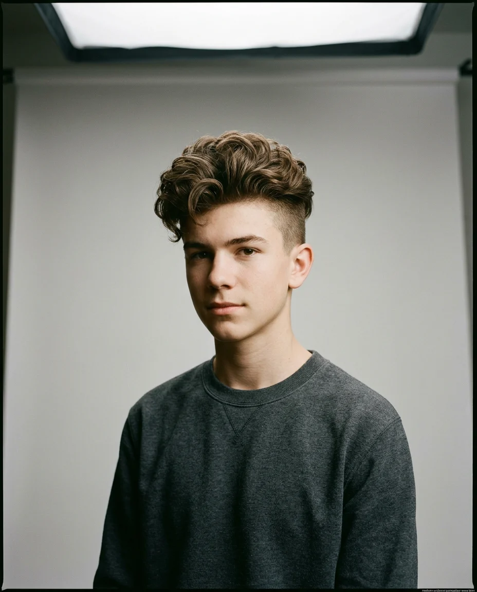 Medium Undercut Pompadour