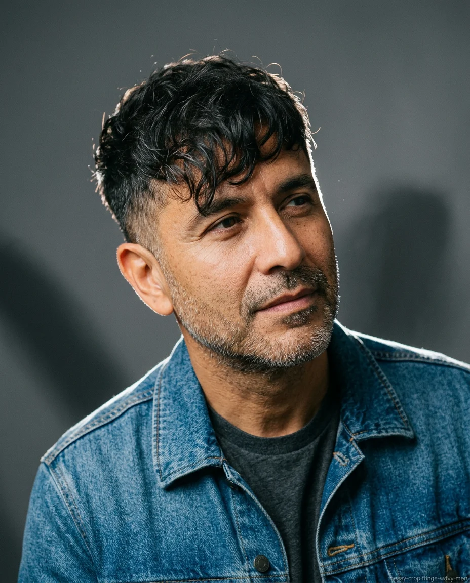 The Long Fringe Messy Crop