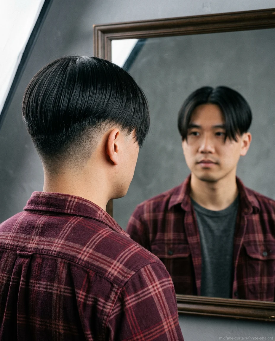Medium Mid Fade Curtain Fringe