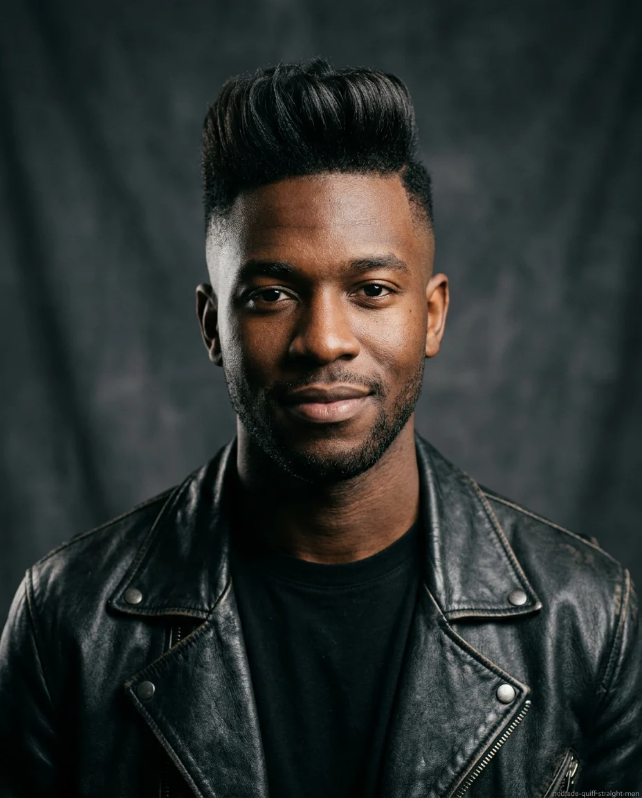 Medium Mid Fade Quiff