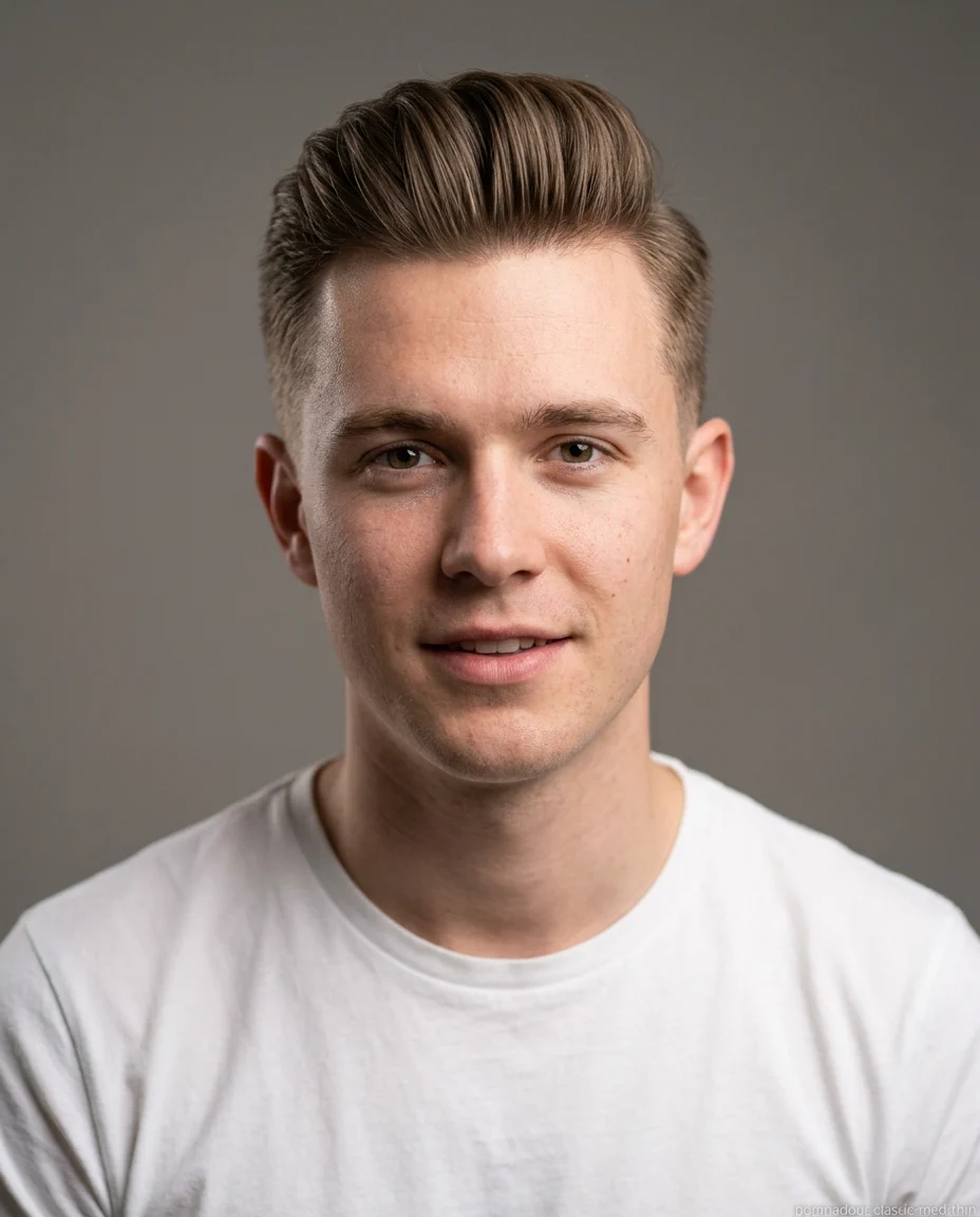 Classic Medium Pompadour