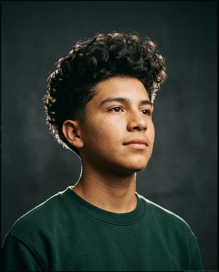 Voluminous Medium Pompadour