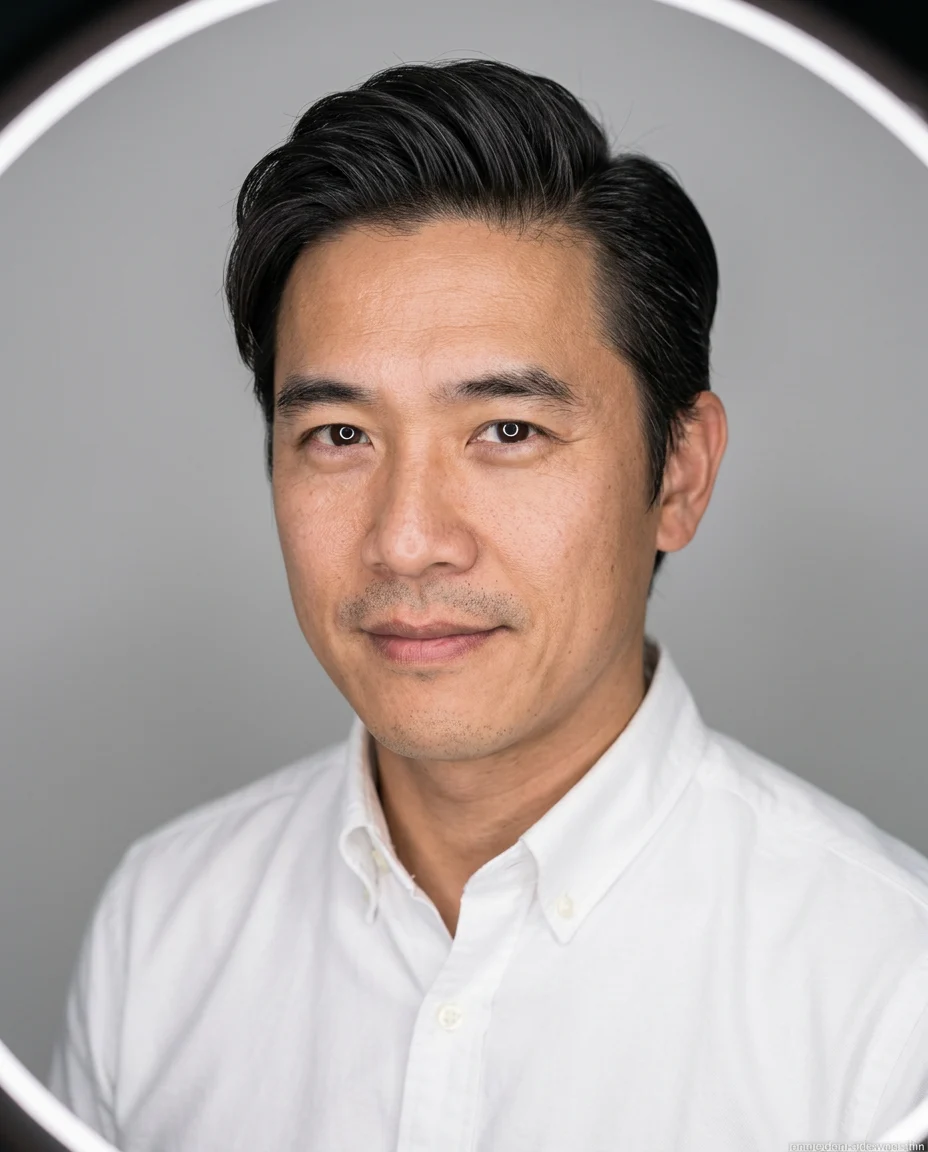 Side-Swept Medium Pompadour