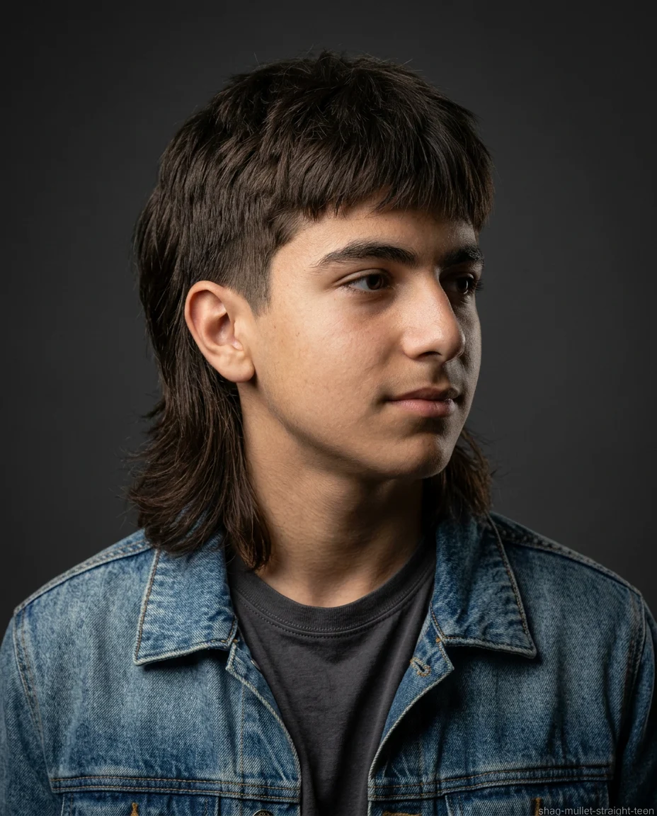 Medium Shag Mullet