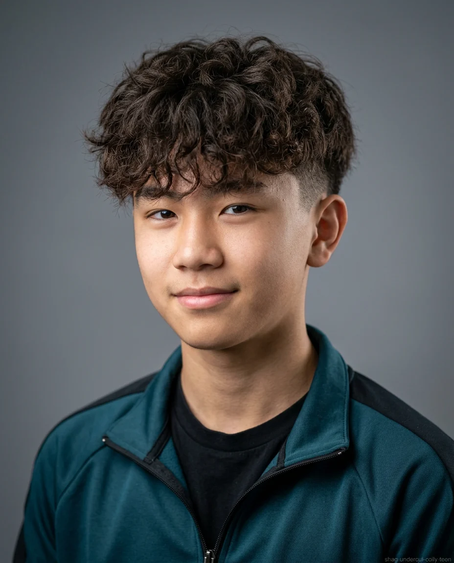 Medium Shag with Disconnected Undercut