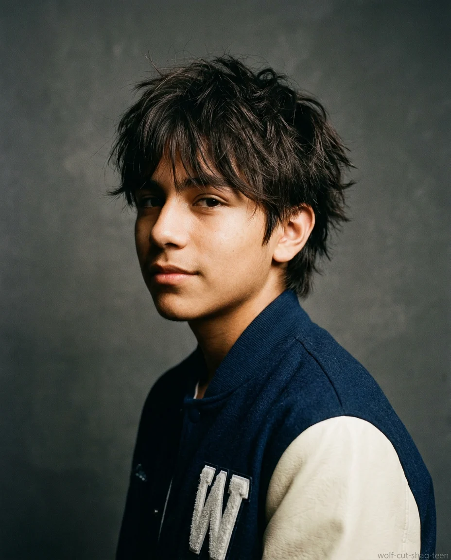 Wolf-Cut Style Medium Shag